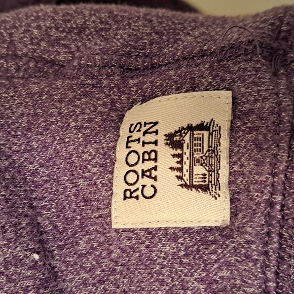 🇨🇦 Girls Roots Sweatshirt Size XXL (13-14 YRS) - Purple 💜 - Picture 4 of 8